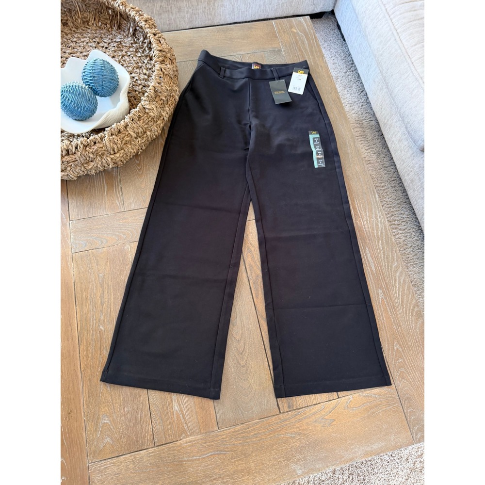 Lee Wide Leg Any Wear Pant Womens Unionall Black Size 6 M 112339771